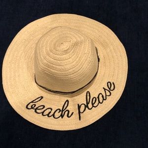 Beach Please floppy hat